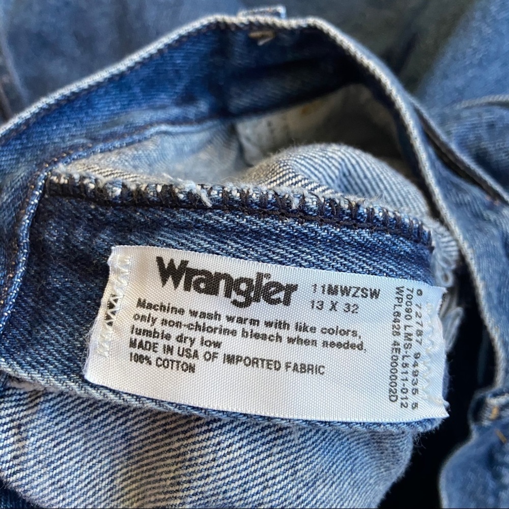 Vintage Wrangler High Rise Straight Leg Jeans - Picture 9 of 11